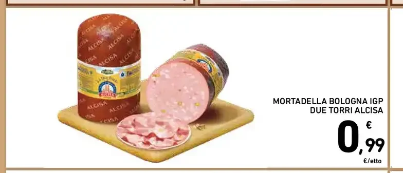 Mortadella Bologna IGP Due Torri Alcisa