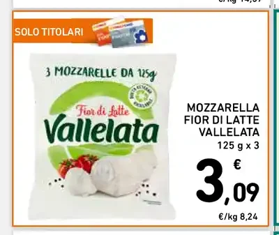 Mozzarella fior di latte Vallelata