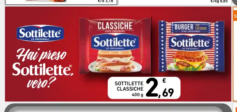 Sottilette Classiche