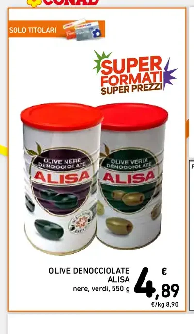 Olive denocciolate