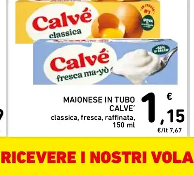 Maionese in tubo