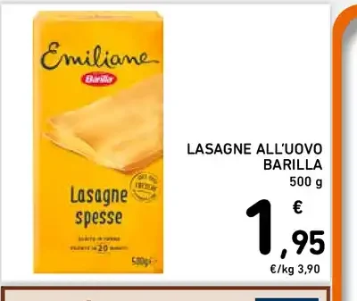 Lasagne all'uovo Barilla