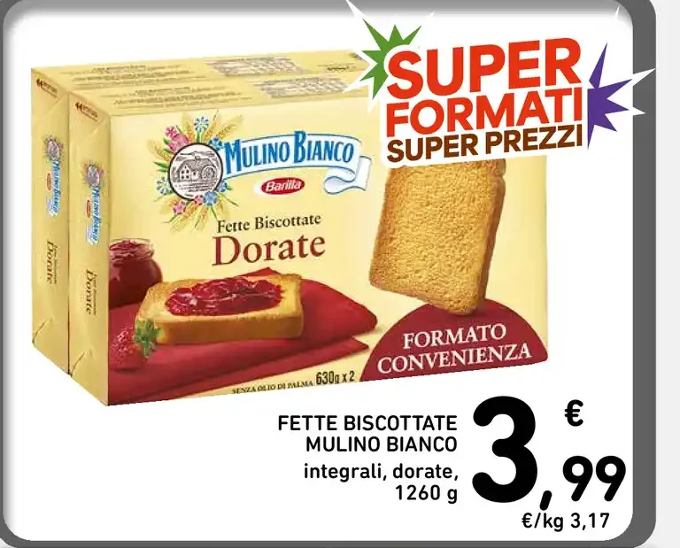Fette biscottate Mulino Bianco