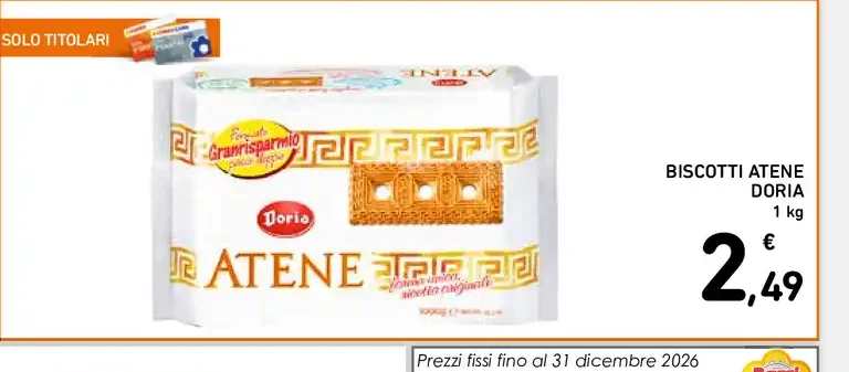 Biscotti Atene Doria