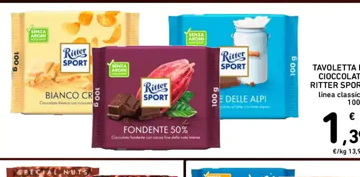 Tavoletta di cioccolato Ritter Sport