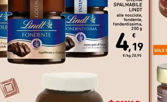 Crema spalmabile Lindt