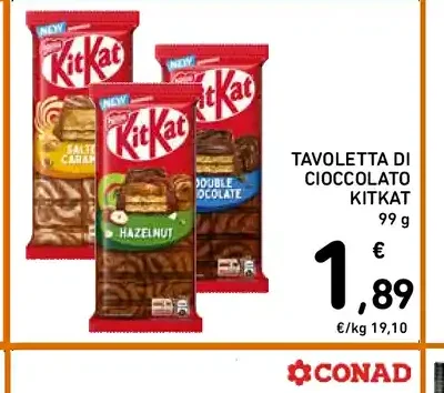 Tavoletta di cioccolato KitKat