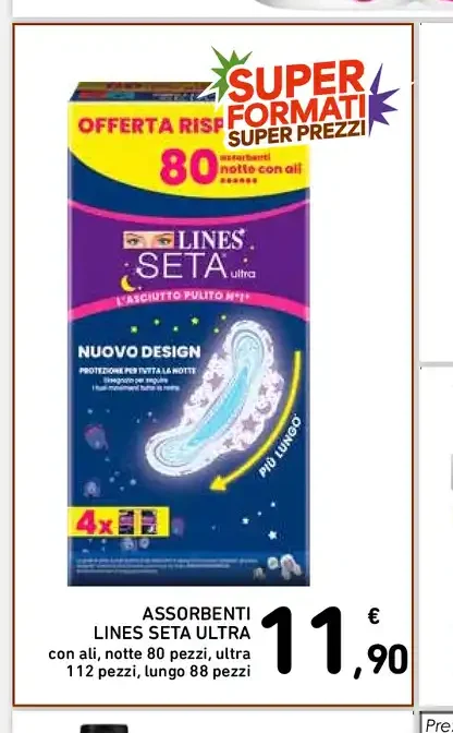 Assorbenti Lines Seta Ultra