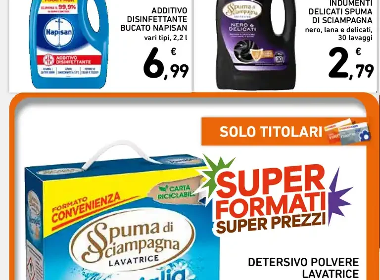 Detersivo polvere lavatrice Spuma di Sciampagna Marsiglia