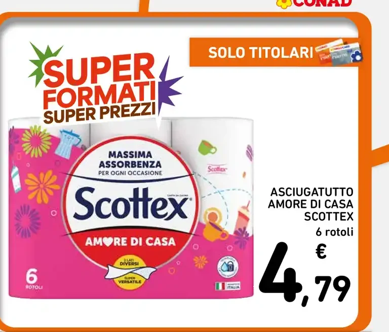 Asciugatutto Amore di Casa Scottex