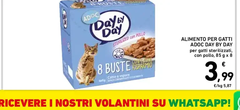 Alimento per gatti Adoc Day by Day
