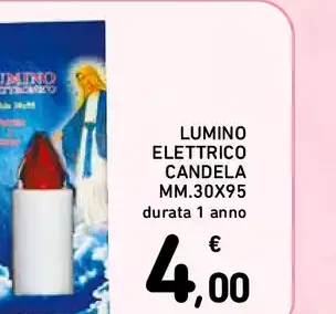 Lumino elettrico candela