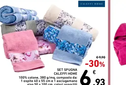 Set spugna Caleffi Home