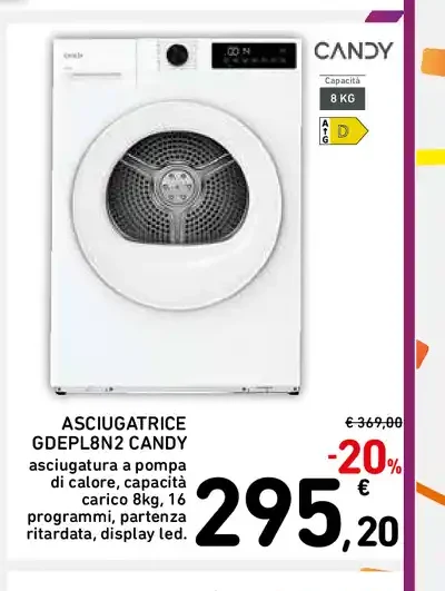 Asciugatrice Candy