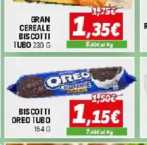 Gran Cereale biscotti tubo