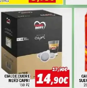 Cialde Cuore Nero Capri