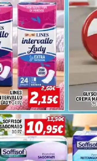 Assorbenti Lines Intervallo Lady