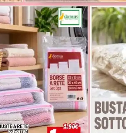 Set 3 buste a rete