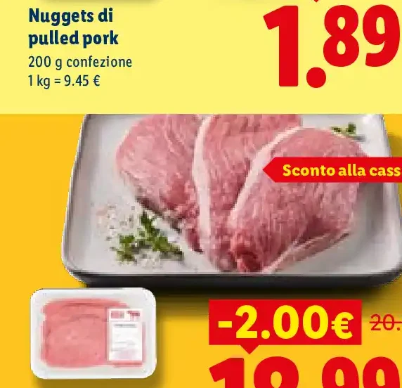 Nuggets di pulled pork