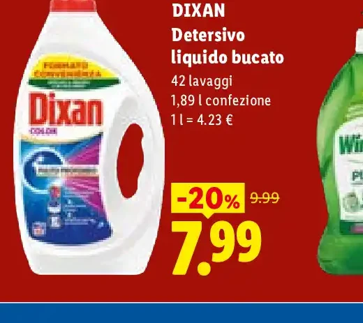 Detersivo liquido bucato