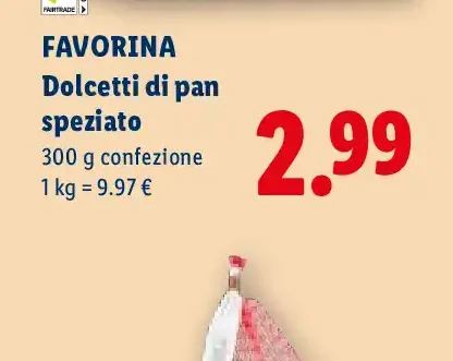 Dolcetti di pan speziato