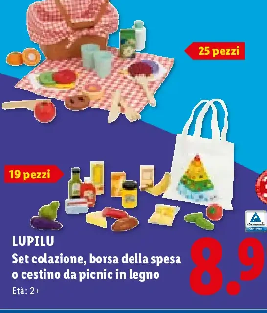 Set pizza, gelati o torta in legno