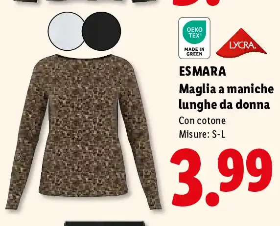 Maglia a maniche lunghe da donna
