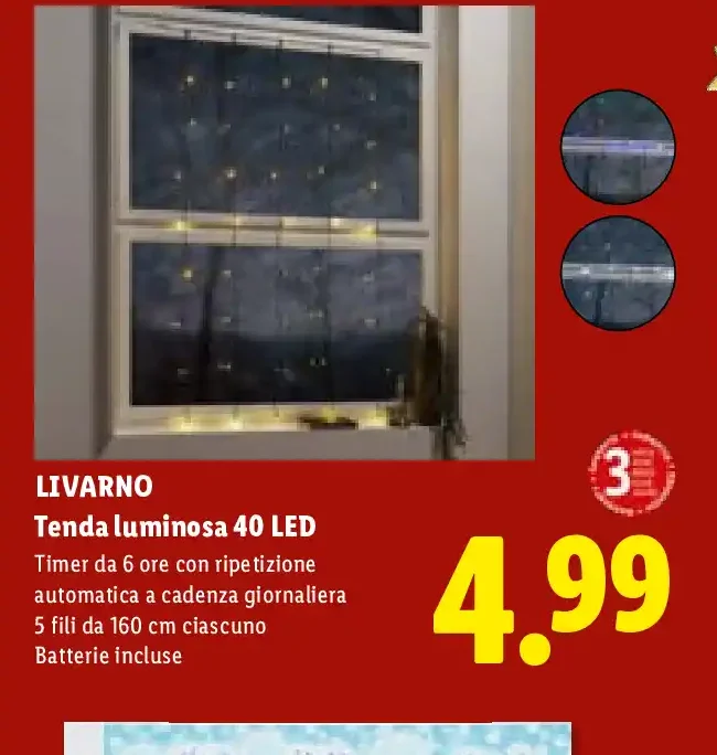 Tenda luminosa