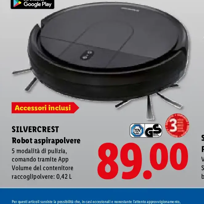 Robot aspirapolvere