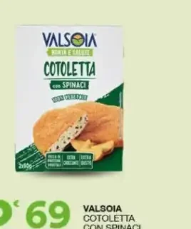 Cotoletta con spinaci