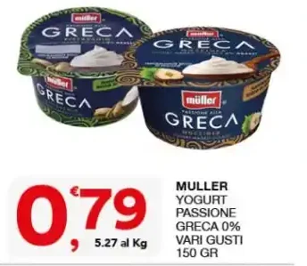 Yogurt greco vari gusti