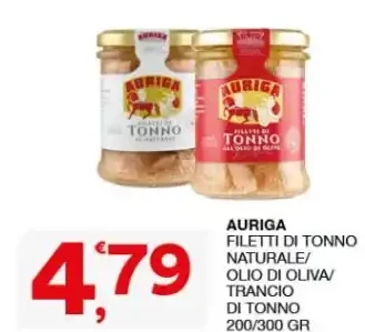 Filetti di tonno in olio di oliva