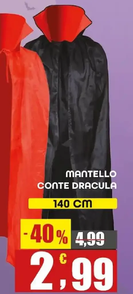 Mantello conte Dracula