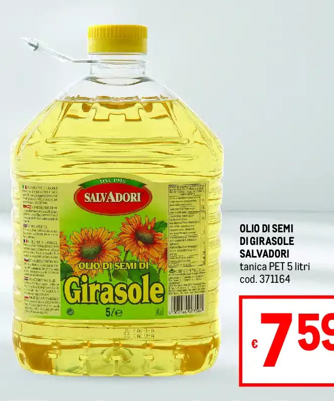 Olio di semi di girasole