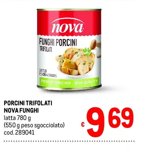 Porcini trifolati Nova Funghi