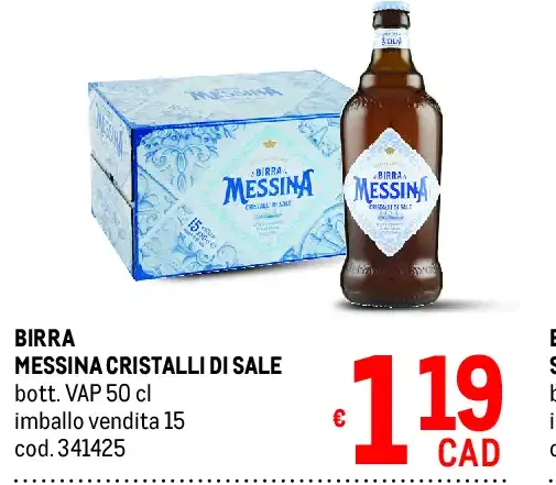 Birra Messina Cristalli di Sale