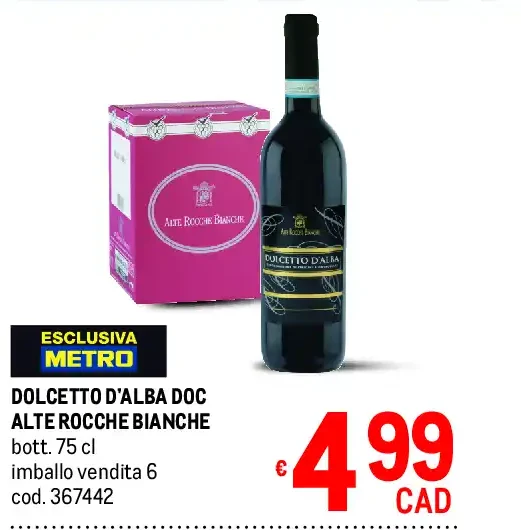 Dolcetto d'Alba DOC Alter Roche Bianche