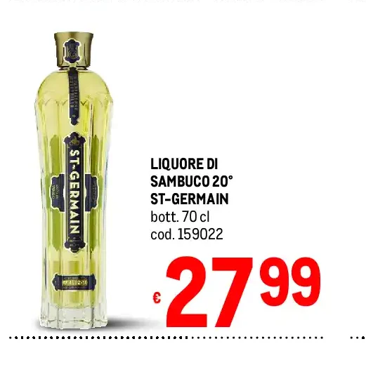 Liquore di sambuco St-Germain