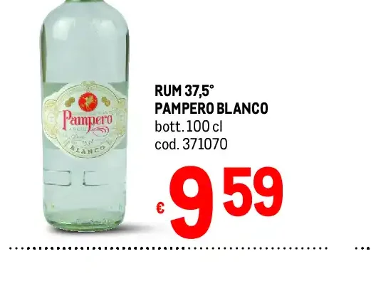 Rum Pampero Blanco