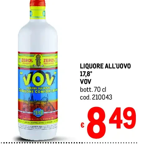 Liquore all'uovo Vov