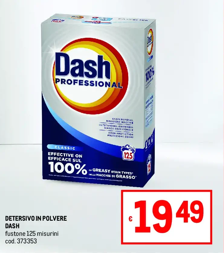Detersivo in polvere Dash