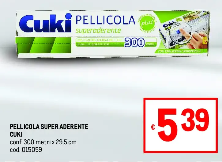 Pellicola super aderente Cuki