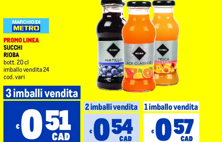 Succhi Rioba 20 cl