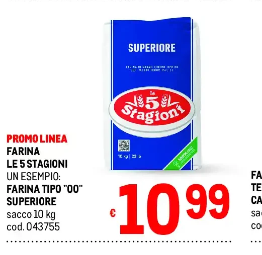 Farina tipo 00 Superiore Le 5 Stagioni
