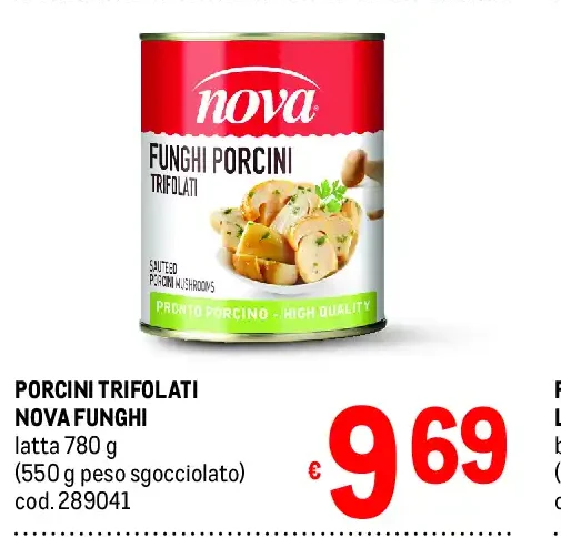 Porcini trifolati Nova Funghi