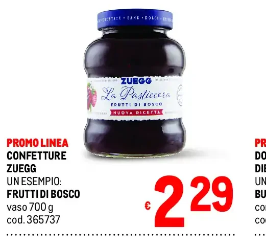 Confetture frutti di bosco Zuegg