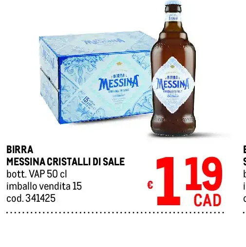 Birra Messina Cristalli di Sale