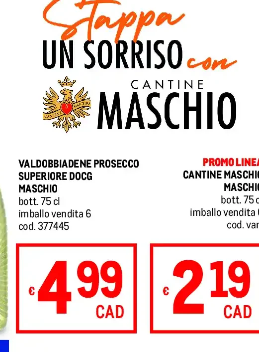 Valdobbiadene Prosecco Superiore DOCG Maschio