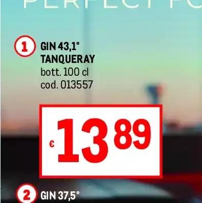 Gin 43,1° Tanqueray