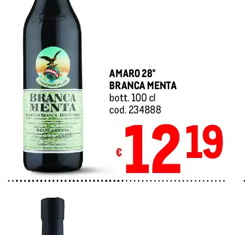 Amaro 28° Branca Menta